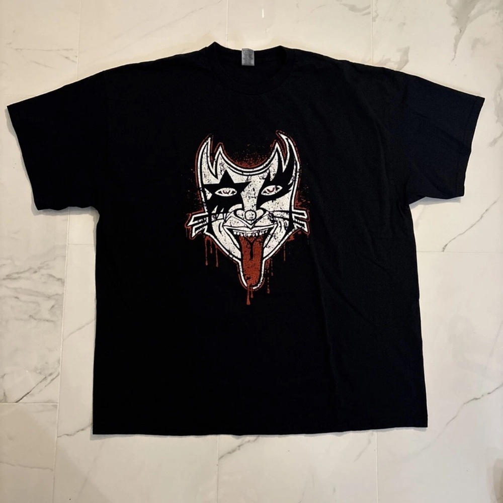 Rare KISS Hotter Than Hell Art Shirt, Size 2X